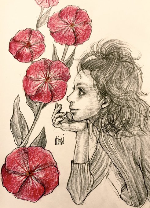 スイセンノウのtwitterイラスト検索結果 古い順