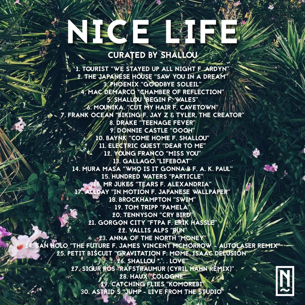 nicedotlife's tweet photo. Enjoy Labor Day with this week's playlist guest curated by @shalloumusic!

https://t.co/bQ8tdrEj2X https://t.co/Rk2dXV9Bu9