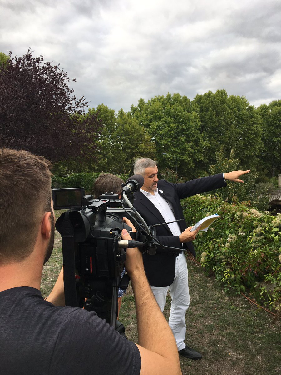 smilesi's tweet photo. @ethobois sharing details of the @Paris2024 Olympic Village with the @AP in @VilleSaintDenis #readyfor24 #readyforTHEwin #RoadToLima https://t.co/stX1VZvFfv