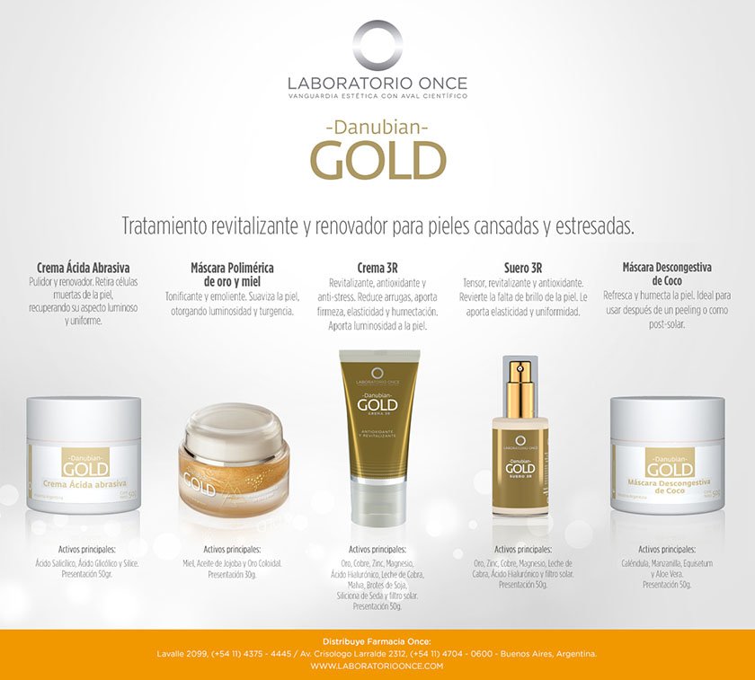 guiaestetica's tweet photo. DANUBIAN GOLD de @LaboratorioOnce  -  Tratamiento revitalizador para pieles cansadas y estresadas https://t.co/cd9IN1tW2m