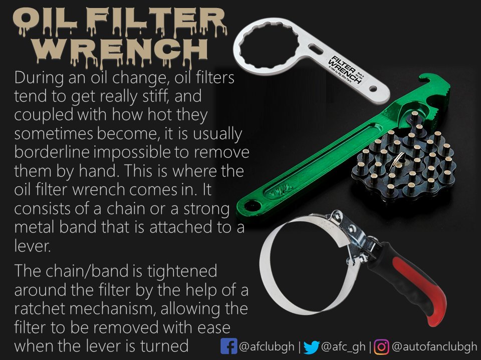 afc_gh's tweet image. #AFC #knowyourtools  Day 4!  #oil #filter #wrench #tool #fix #diy #car #auto #ghana