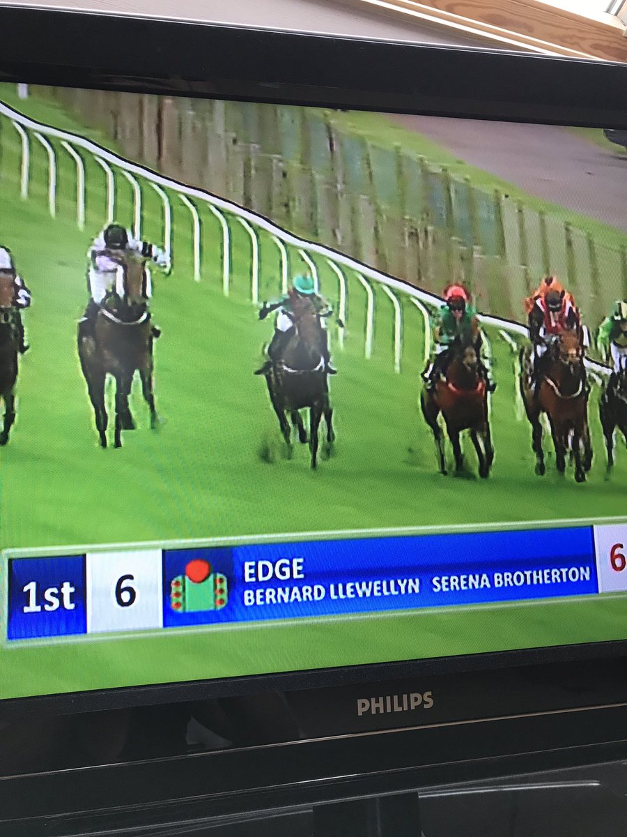 Well done Edge &amp; Serena Brotherton <a href="/BrightonRace/">Brighton Racecourse</a> !!