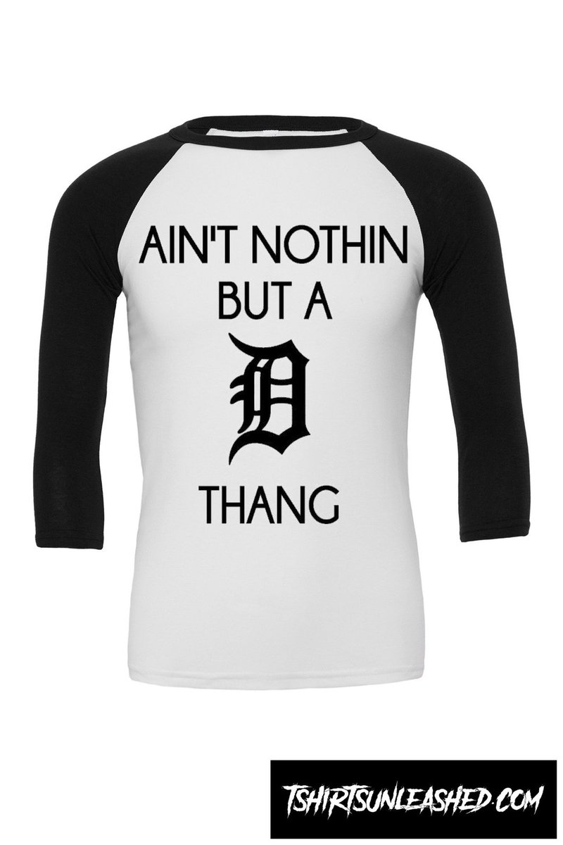 TShirtsUnleashd's tweet photo. Ain't nothin but a Detroit thang! #QuarterSleeve #TShirtsUnleashed #Detroit #AintNothin #ButA #DetroitThang #Represent https://t.co/MQqcW5XMOd
