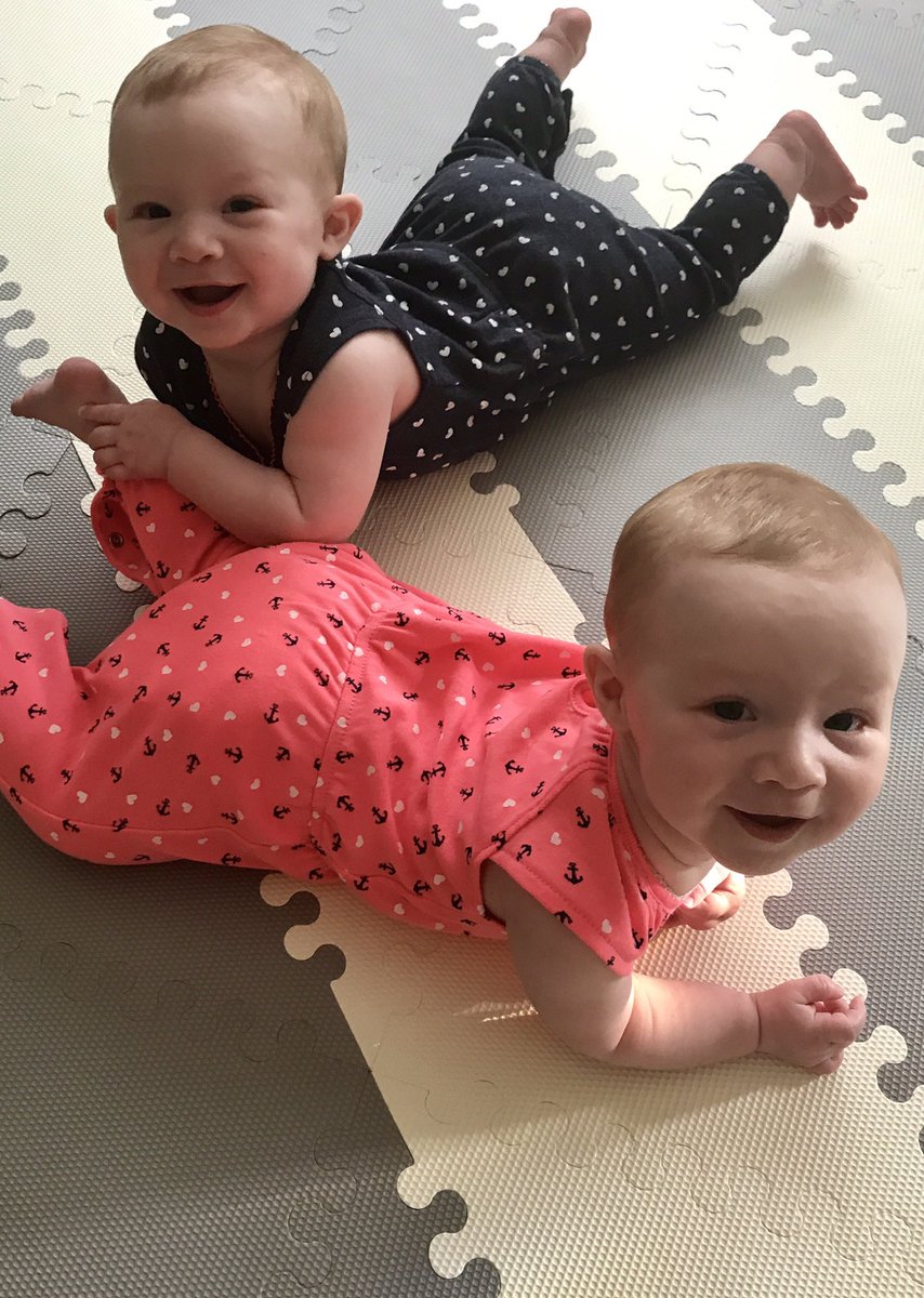 HopefulFor2016's tweet photo. Our Little Ones are just over 6m old 😍 Not a day (or sleepless night ; ) goes by that we aren't supremely thankful for... #miracles https://t.co/wIlSnbDe49