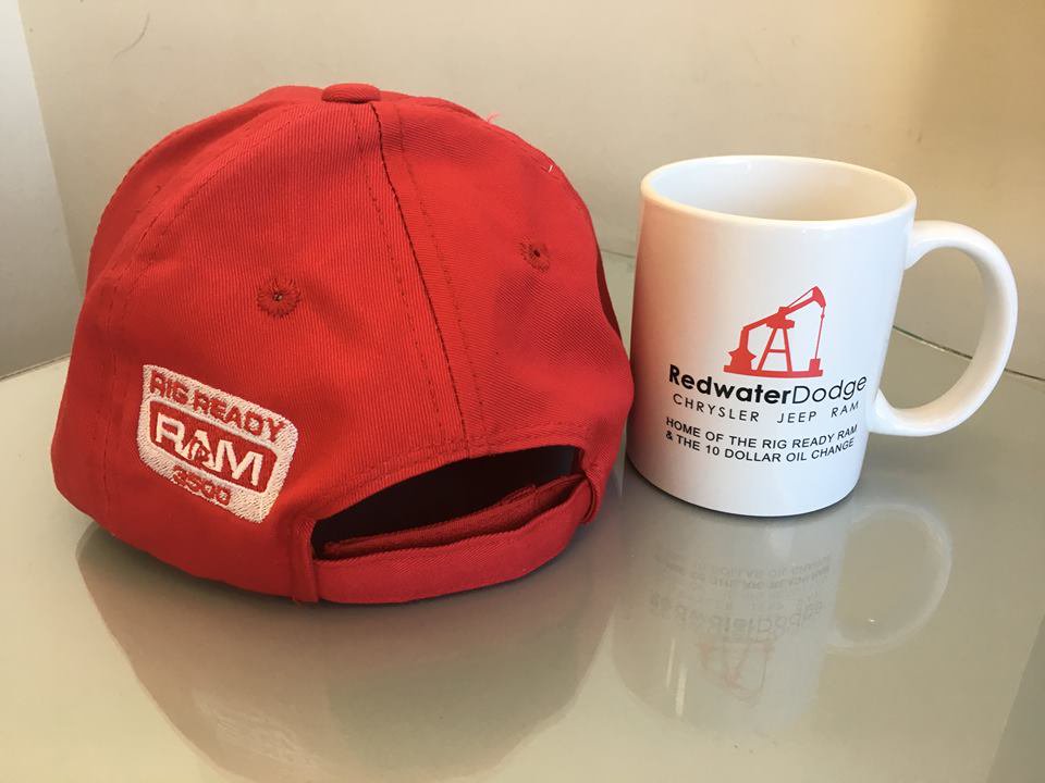 RigReadyRams's tweet photo. https://t.co/yZIjUBYXCq We're doing what we can at @RedwaterDodge and #RigReadyRams to Make Alberta Great Again! #MAGA https://t.co/wYupSEw3em