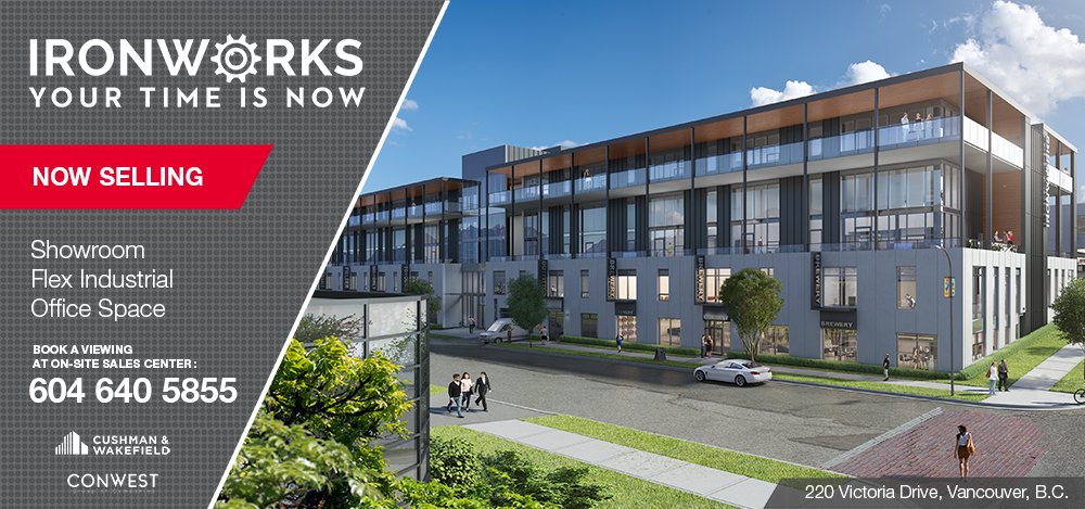 CushWakeVan's tweet photo. #IRONWORKS - the key #location for your business! #OfficeSpace #Vancouver #Conwest https://t.co/qgJa3Ff8kM https://t.co/PukH2YeqbH