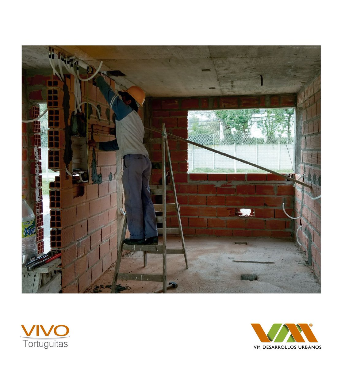 VMDesarrollos's tweet photo. 🏡 ✔ #News20 Etapa 1 - Bloque 3: Tendido de instalación eléctrica. #Avances #VivoTortuguitas #VMDU https://t.co/ELAzrAOlOe
