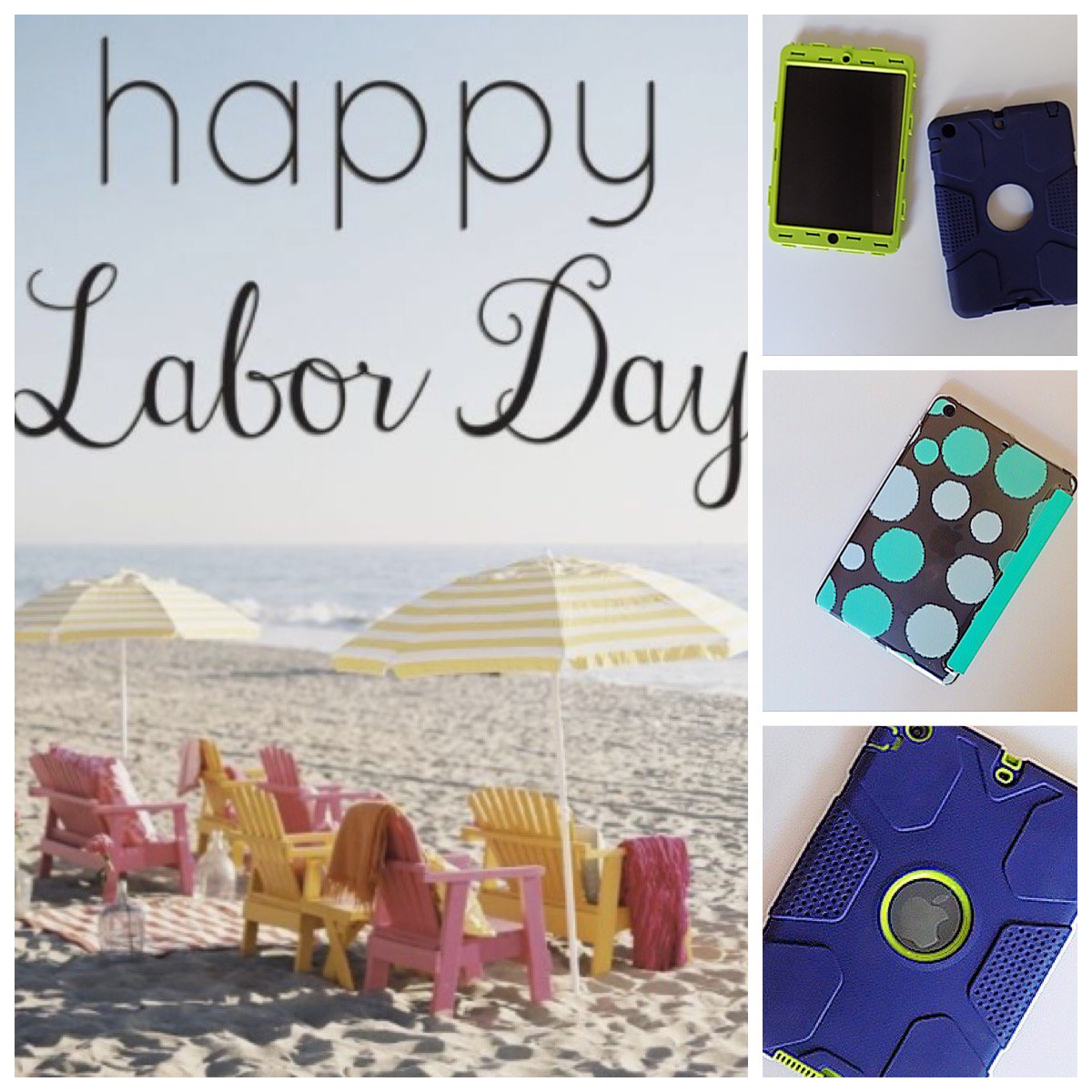 UlakCases's tweet photo. In ๐honor of #LaborDay๐บ๐ธ we're giving away a FREE #iPadAir2case, #iPadMini4case & #iPad9.7case ๐๐Want to win? Just comment & tag a friend! ๐ฒ https://t.co/wZSUJcFYtf