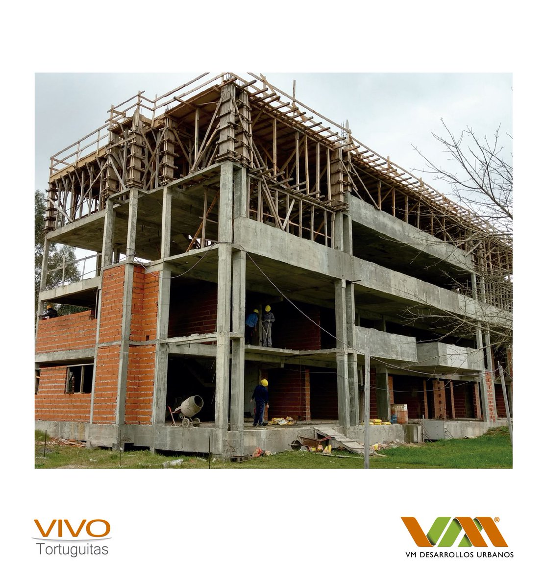 VMDesarrollos's tweet photo. 🏡 ✔ #News20 Etapa 1 - Bloque 3: Armado de enconfrados losa de 4to piso. #Avances #VivoTortuguitas #VMDU https://t.co/l89AeTVHgc