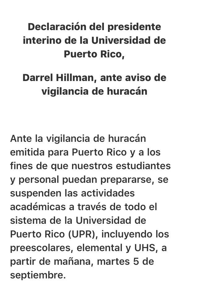 PulsoEST's tweet image. [CONFIRMADO] Se suspenden las clases para mañana, 5 de septiembre. 🚨