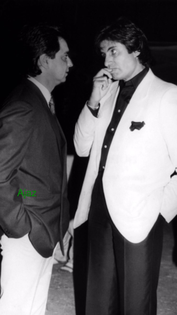 king_ajaz786's tweet image. Rare pic with #Romesh Sharma Do have a look @SrBachchan