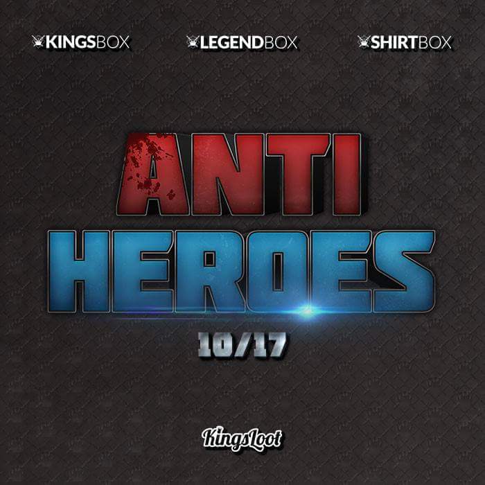 KingsLootDE's tweet photo. Nur im SEPTEMBER bestellbar!
#KingsLoot #antiheroes #KingsBox #KingsBoxPRO #LegendBox #LegendBoxPRO #ShirtBox https://t.co/EzghZPXuh7 https://t.co/923fKjFGtY