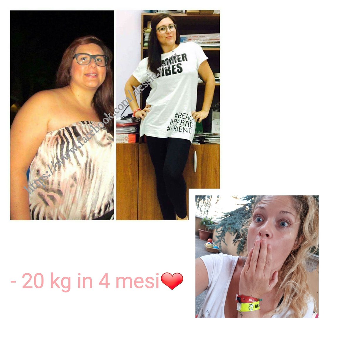 13aleAlessia's tweet photo. #Desiree -20  kg in 4 mesi😲 grazie al nostro fantastico programma che sta' trasformando milioni di persone in tutto il mondo❤ https://t.co/hGsIQNm6az