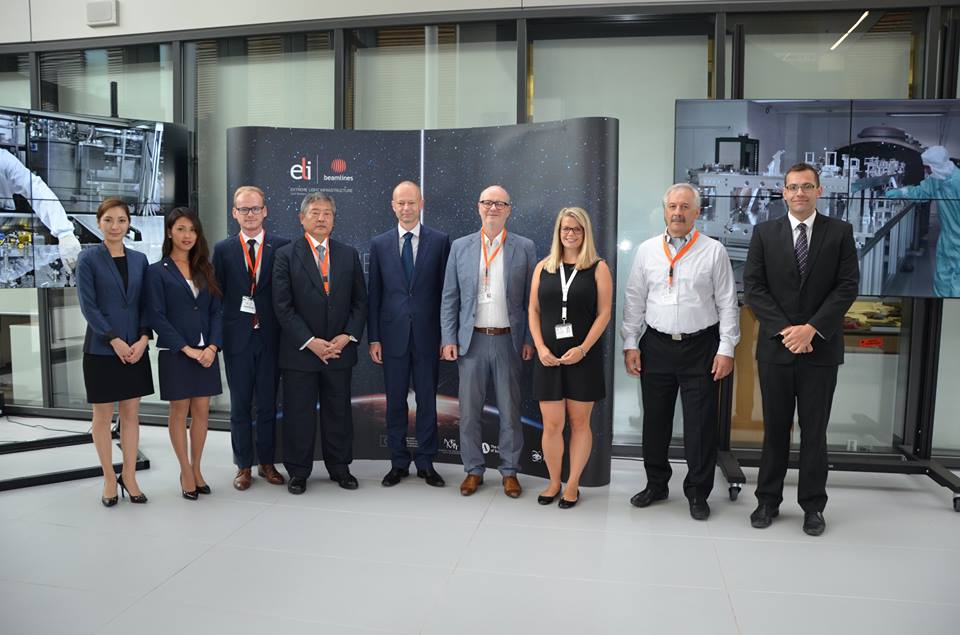 STARclustercz's tweet photo. Visit from Japan in @ELIBeamlines about the possibility of cooperation with Japanese companies: https://t.co/CoEebsExxT #STARregion #laser https://t.co/NlGfdb49UT