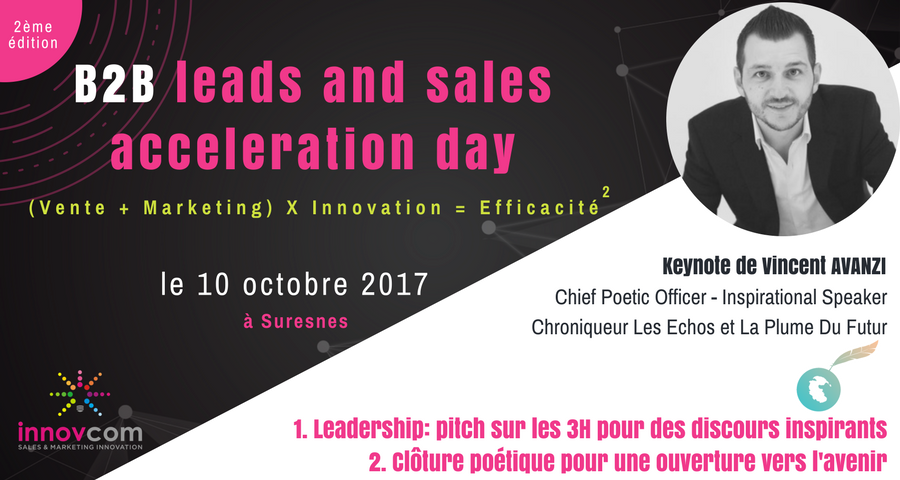 VincentAvanzi's tweet photo. RDV le 10 Octobre au Congrès #InnovCom : Leadership Pitch &amp; Clôture Poétique https://t.co/xxShYRCOCH #DiscoursPoétique #LID #Leadership https://t.co/zB6Rxo9ris