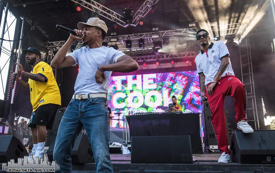 SkolnikJosh's tweet photo. @chancetherapper came out for @theCoolxKids yesterday!!! @northcoastfest https://t.co/Ktz8m42zls
