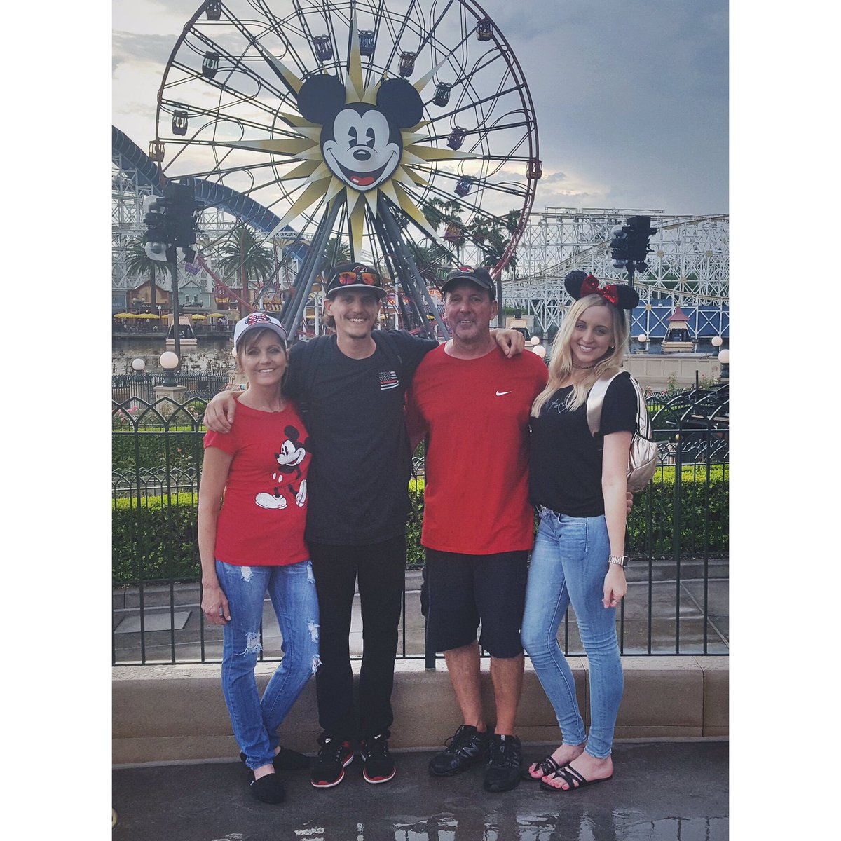 The family Disneyland trip was more than successful.
