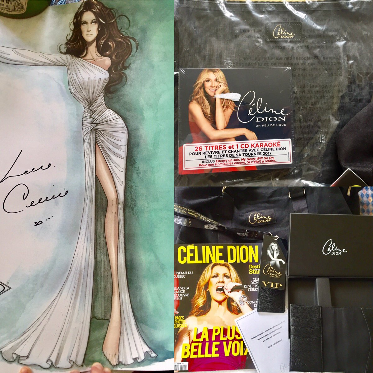 MonikaSudakov's tweet photo. Merci @JohnNico75 pour Les cadeaux!!! Je t'aime! #friends #celinefans #celinedion https://t.co/K4ypscgzpJ