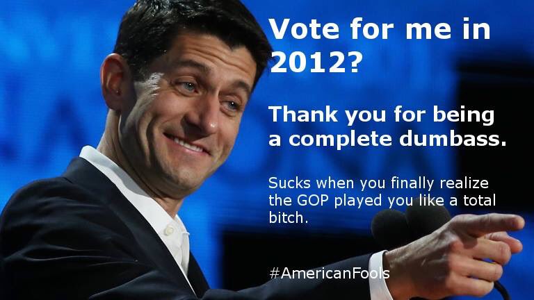 Francis_Marion's tweet photo. #Remember2012 #DumpRyan #GullibleAmerica #AmericanFools https://t.co/acDVinBLFH