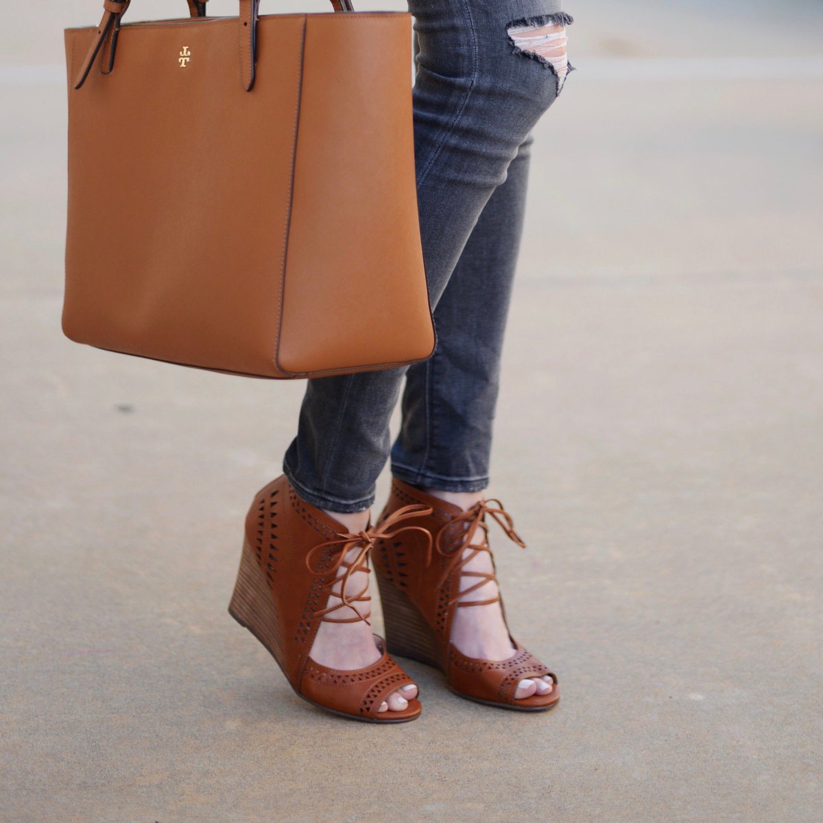 . <a href="/amyannarnold/">Amy Ann</a> takes us straight into fall in our Slow Motion wedges.

Use code "STRAIGHTA" for 25% off: ow.ly/ufsn30eOUJX