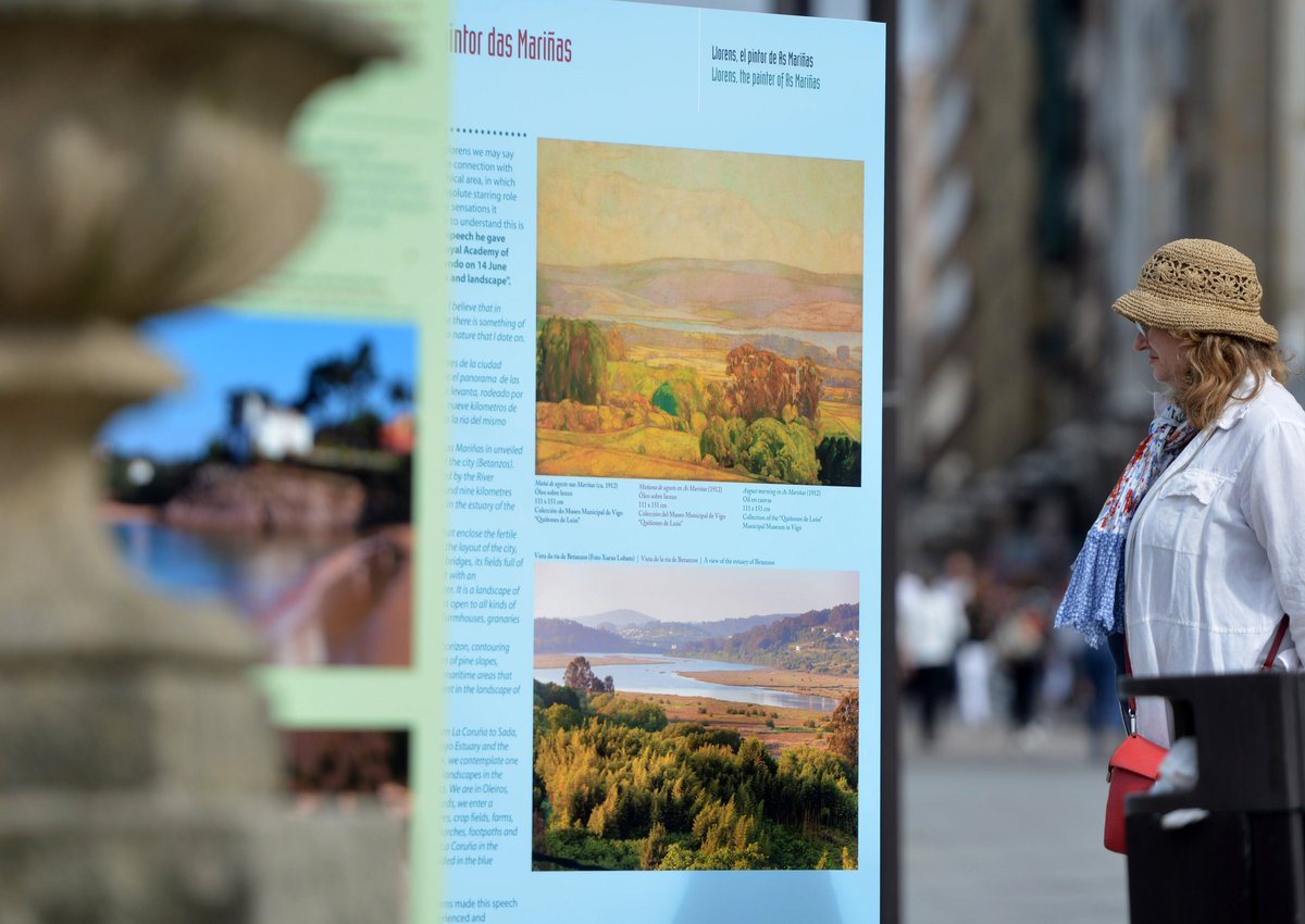 Goza da obra de #FranciscoLloréns na Ferrería. Até o 14. Non vola perdades <a href="/Lorespontevedra/">Miguel Anxo F. Lores</a> #ConsorcioMariñasCoruñesas  #ponte