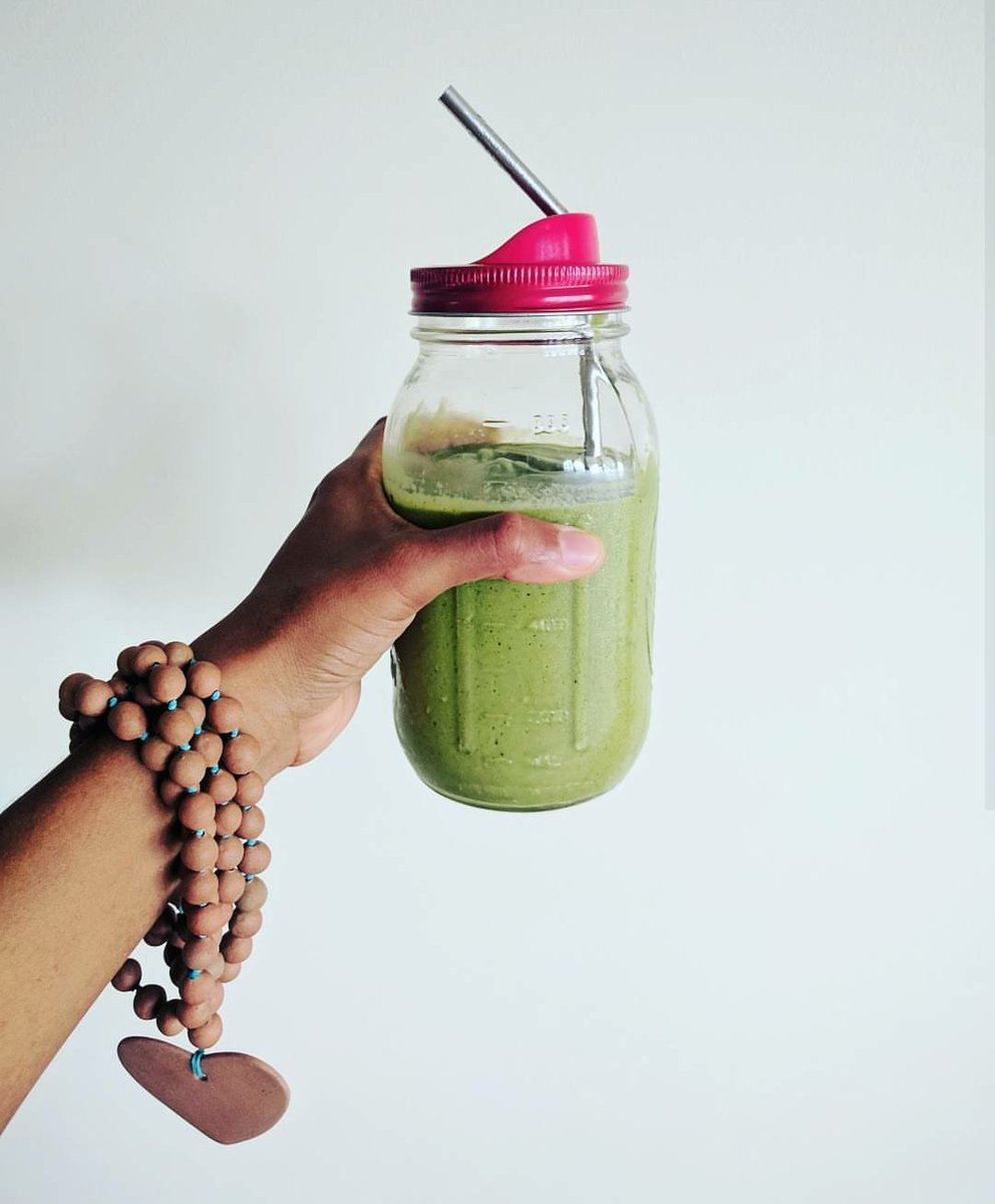 slowfoodbb's tweet photo. What are you eating today? #SupportLocal #SlowSeven @somethingsamarah is drinking a completely local smoothie. #Barbados https://t.co/WFtZOb7yF0