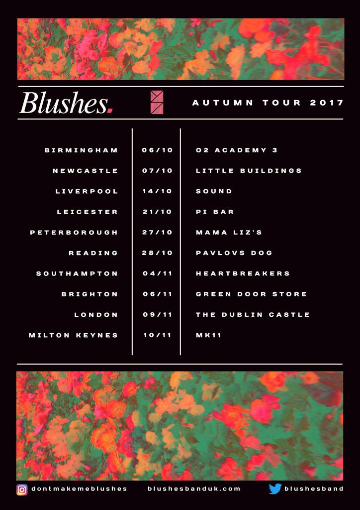 THIS AUTUMN // OUR FIRST UK TOUR // LOTS MORE NEWS TO COME! #blushesautumntour #blushesband