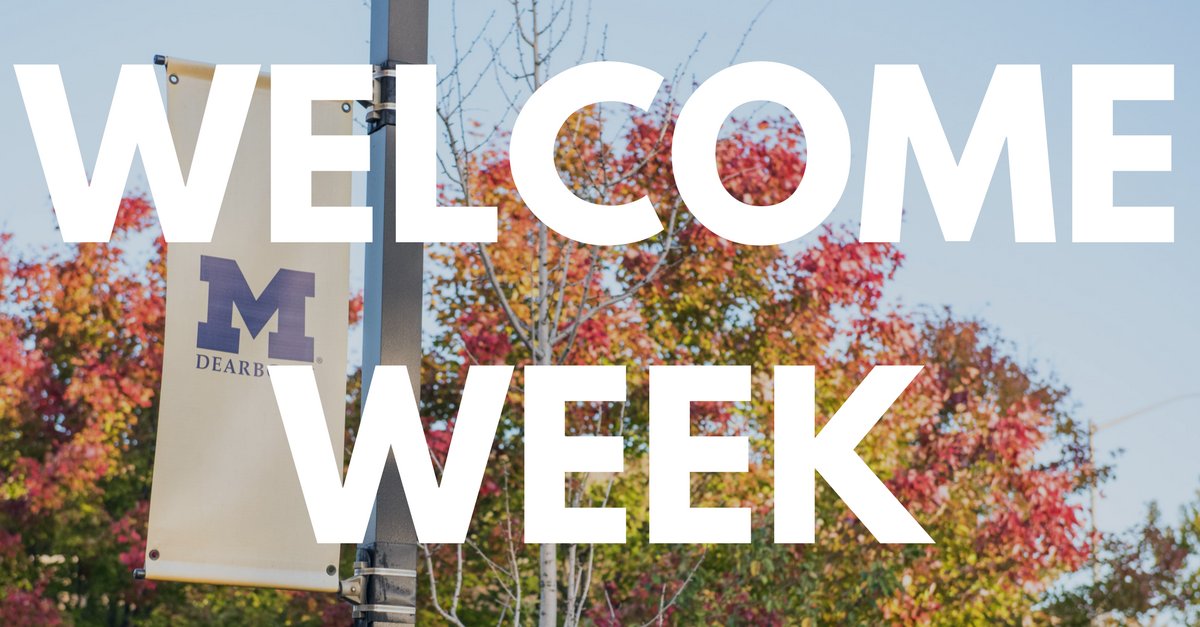 Classes start on Wednesday, 9/6! Check out what's happening during Welcome Week: myumi.ch/6Q8mZ