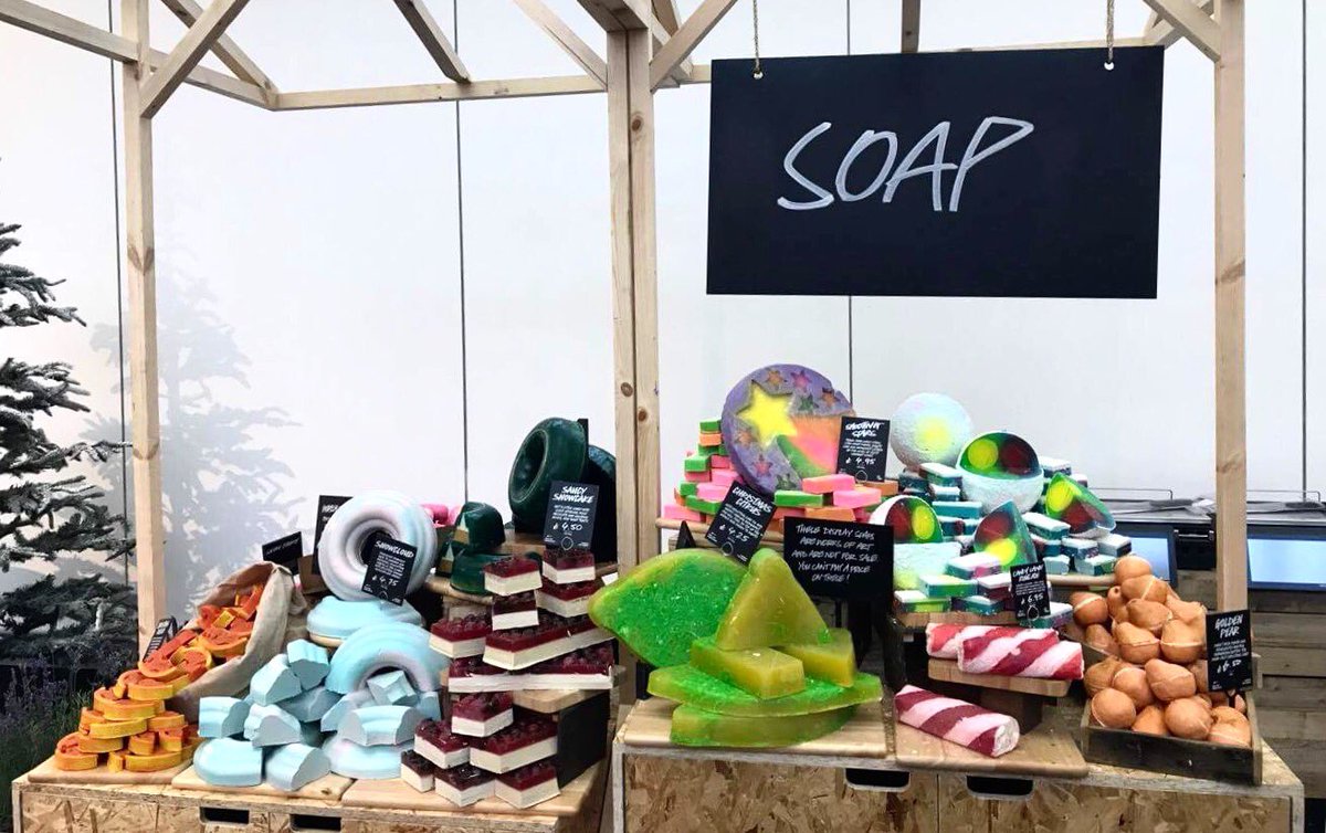 The #lushcreativeshowcase is happening and look at all there is to come in this coming winter season! #lushchristmas2017 #lushexclusives