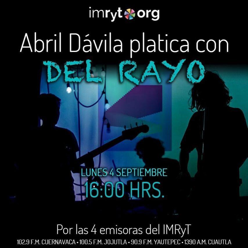 RTvMorelos's tweet photo. Esta tarde, en la cabina de #LaRadioDeMorelos, los integrantes de #DelRayo darán cuenta de su primer EP: "Centella". 102.9 FM 📻 https://t.co/xR1bTsGEiZ