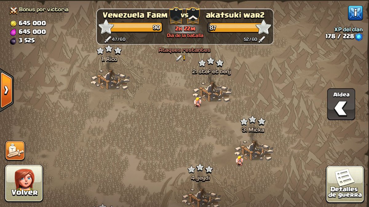 Guerra 300 finalizada !! 💪