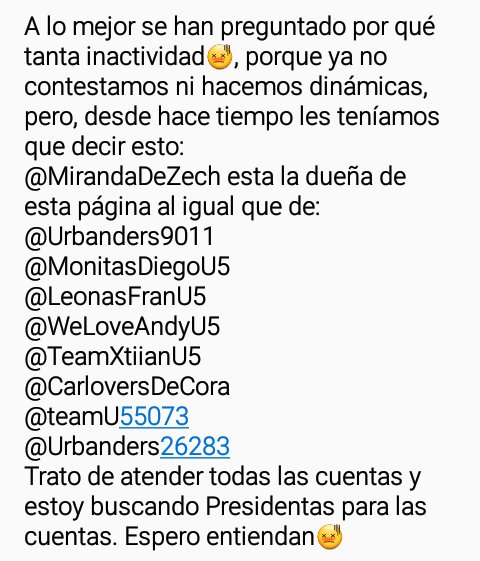 CarloversDeCora's tweet photo. ⚠URBANDERS⚠
Ocupamos Presidentas https://t.co/vVuErGQant