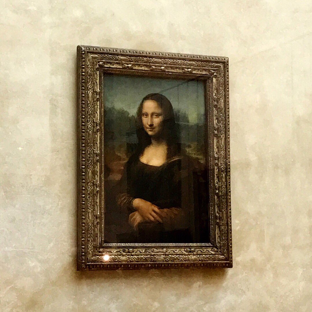 fiqaizzati's tweet photo. There she is. The Mona Lisa by Da Vinci (1503-1506) ❤️ https://t.co/pzZ23fZ5xK