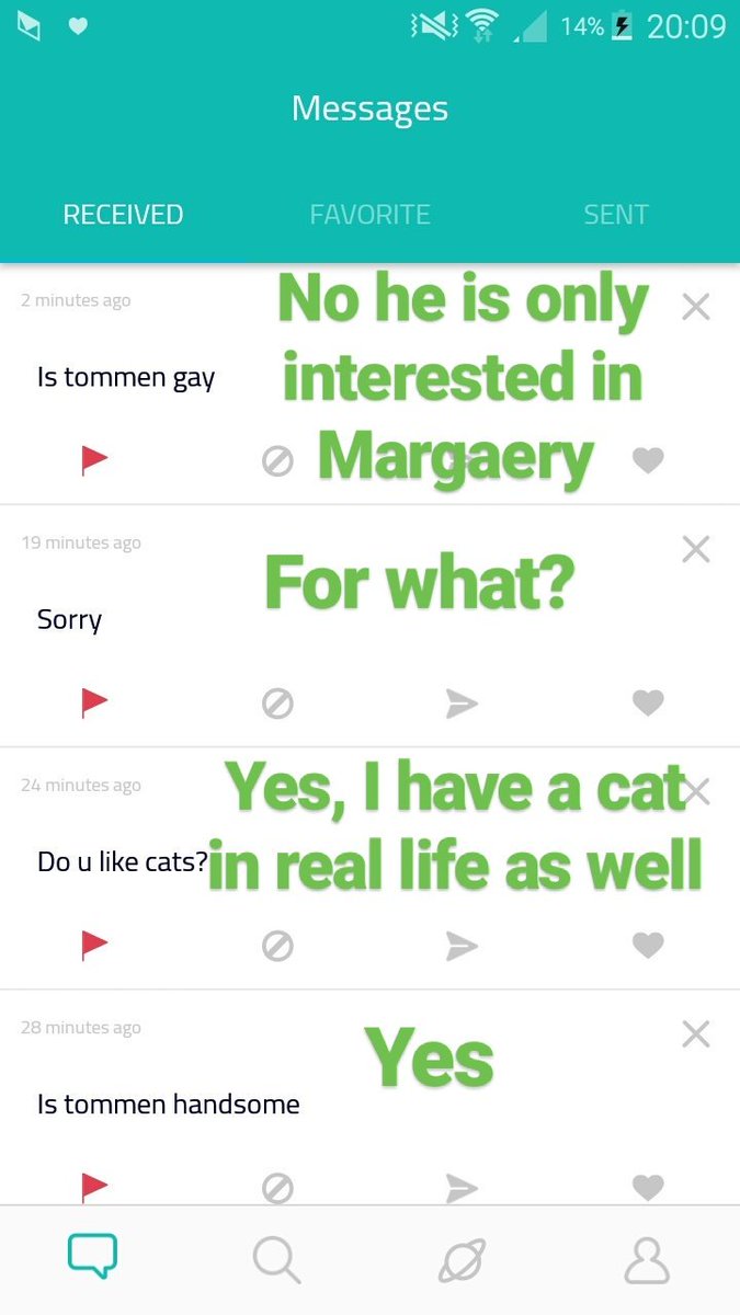 kingtommen.sarahah.com