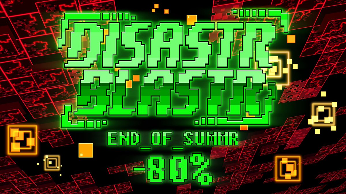 Dog_Theory's tweet photo. Rage against the chaotically addicting cubic disorder of Disastr_Blastr—just $1 on Steam this week! #destroyallcubes https://t.co/KcPumrSdSu https://t.co/6zoFzSTiQ1