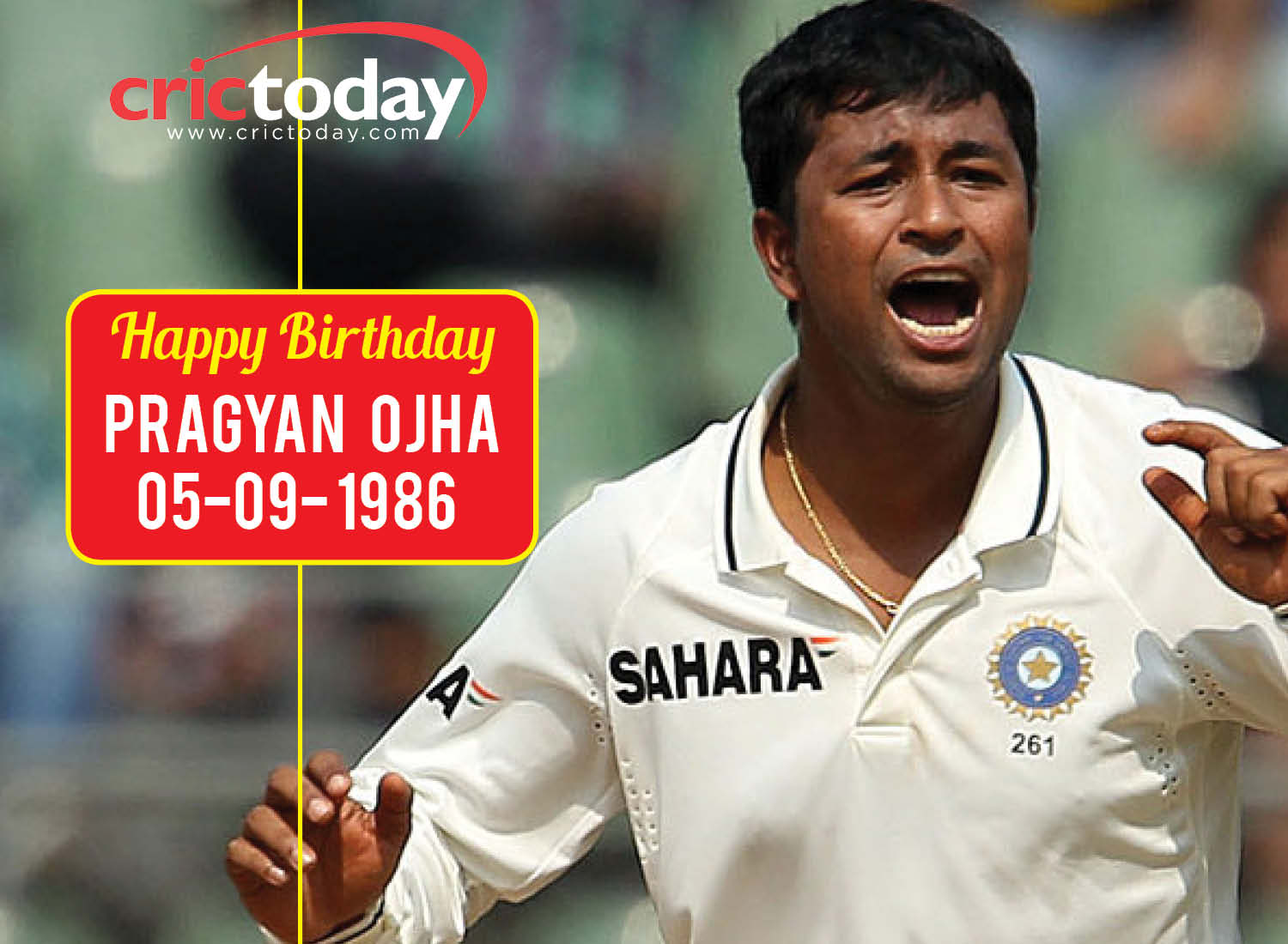 We wish Pragyan Ojha a very happy birthday as he turns 31 