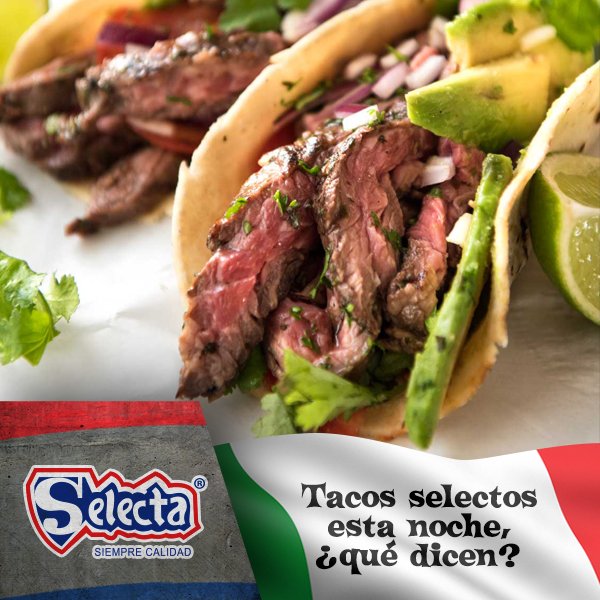 SelectaOficial's tweet photo. Inicio de semana y toca armar los tacos con Carne Selecta. Los esperamos en sucursales. #EmpacadoraSelecta #Carníceria #Monterrey https://t.co/SlYVoDtfxt