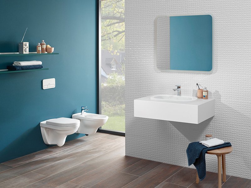 VilleroyBochES's tweet image. La colección de baños O.novo se amplía con un urinario sin borde con tecnología #DirectFlush, y un pequeño lavabo bit.ly/2gwgcaI