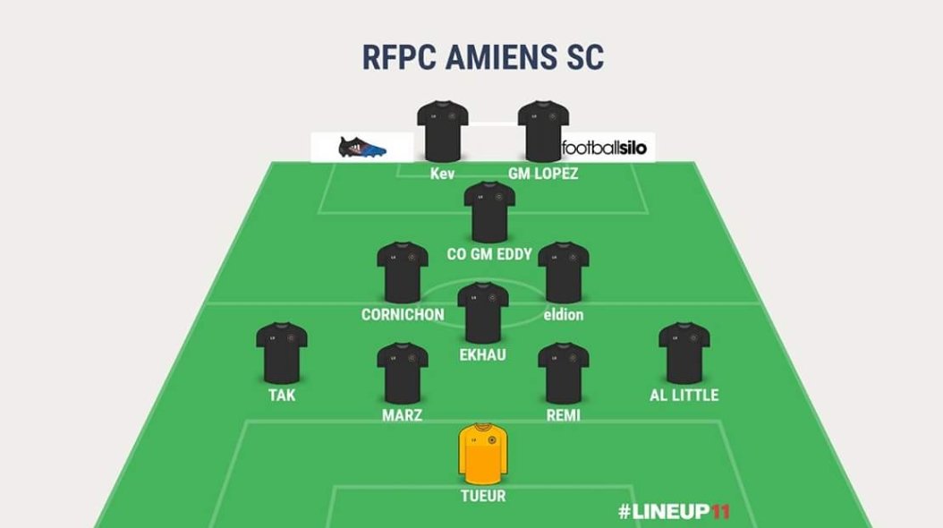 AmiensFc's tweet photo. Notre équipe type pour les 2 matchs aller/retour contre GRINTA ESPORT et notre match de championnat contre RFPC BORDEAUX ce soir ⚽⚽⚽⚽ https://t.co/oLRlapGmNg