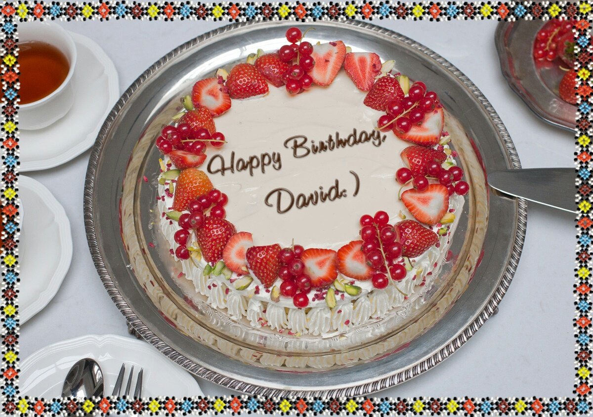  Happy Birthday, David! Wish you thousands of reasons to smile!     