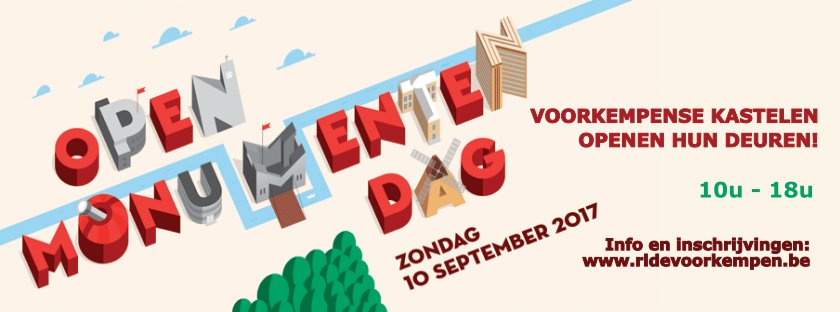 Uitkijken naar volgend weekend! Kom en ontdek de Voorkempense kastelen op 10 september! #Openmonumentendag #OMD2017 #ErfgoedVoorkempen