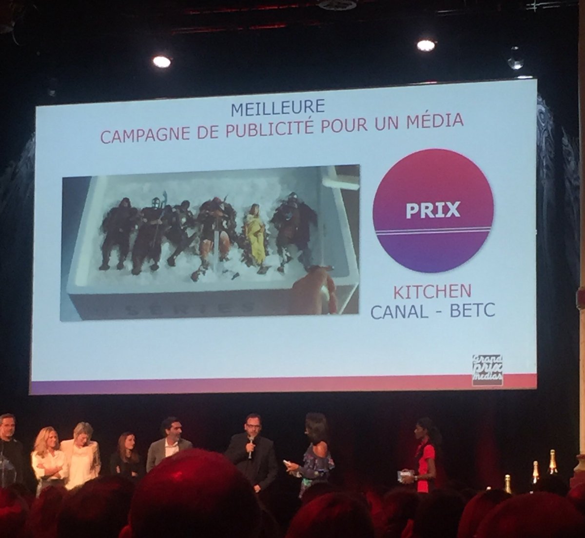 GabyBenchetrit's tweet photo. 🏆🎉 Déjà 2 prix pour @canalplus au #grandprixdesmedias 👍@CB_News cc @CbfCanal @TheDiegoBunuel #GPDM17 https://t.co/EOldqdpJYe