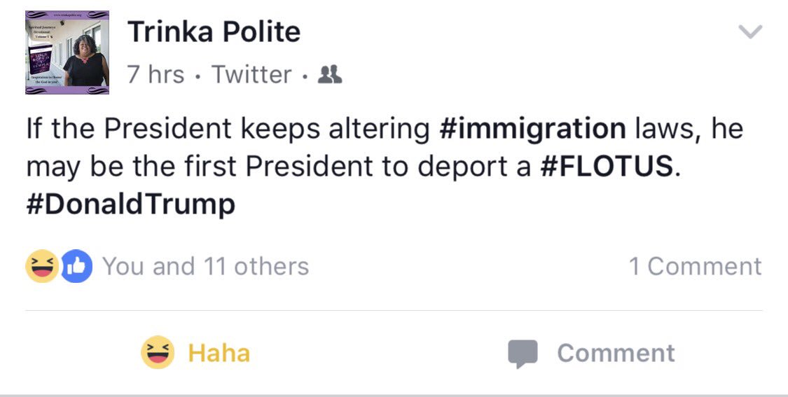 TheDamnLipstick's tweet photo. I ♥️ My Friends 😂😂😂@MsTrinkaV
#DACA #DonaldTrump #FLOTUS
#KeepItUpSir #TheTrapYouSetForOthers
#IsTheOneThatWillTrapYou
#TheRealTrapKing https://t.co/YxbHN0PSE3