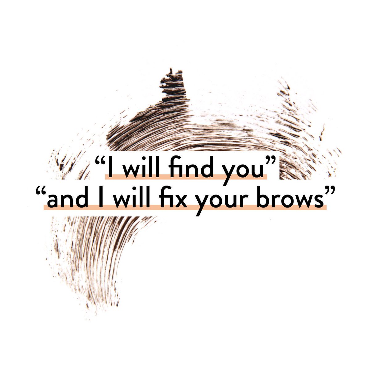 hdbrowsofficial's tweet photo. When your brow stylist goes a bit Liam Neeson on you... 😂😂😂 https://t.co/7vLYkZwc6j