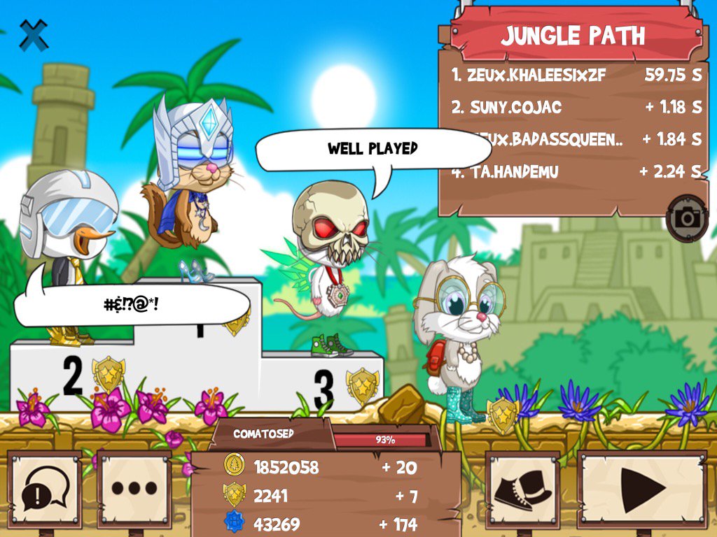 1BadAssQueen's tweet photo. Having a blast @ #funrun2 #Khaleesixzf #Cojac #Handemu https://t.co/RUqM6EeLfr