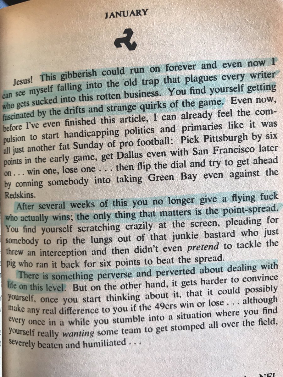 anamariecox's tweet image. Been re-reading Fear &amp;amp; Loathing; every other page has a sadly timeless gem. #RIPHST