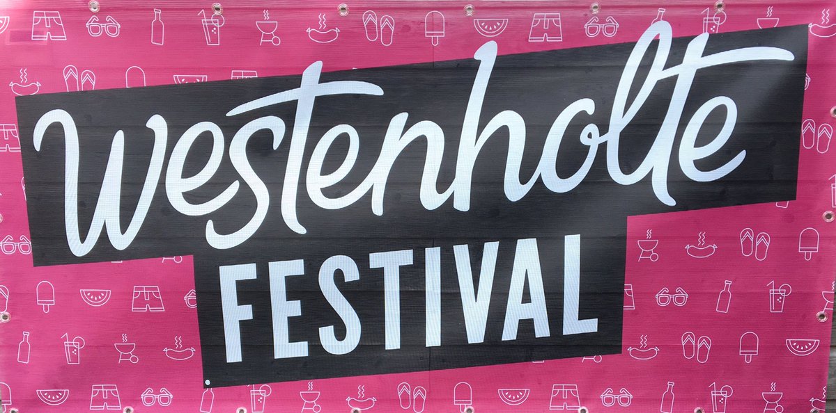 B_PRINTBRIGADE's tweet photo. Voor Westenholte festival de reclame-uitingen mogen verzorgen. Daarvoor dank. https://t.co/YtBSmE3VSv
