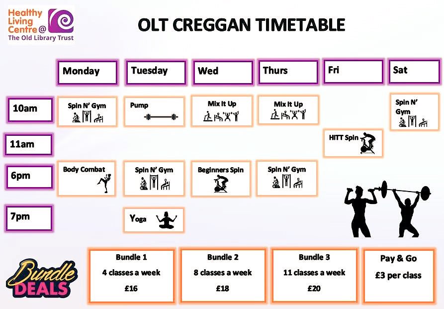 OLTHLC's tweet photo. ๐ฃNew exercise for all timetable launched today!
We have something for everyone no matter age or ability #communityheath #localfitness https://t.co/f9DAUjcV7a