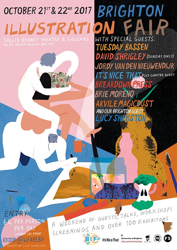 the Brighton Illustration Fair <a href="/wearebif/">BIF</a> coming to <a href="/artsbrighton/">Arts & creativity at the University of Brighton</a> in October <a href="/theaoi/">The AOI</a> <a href="/Varoommagazine/">Varoom</a> @mabrighton2017 <a href="/illustrationHQ/">illustrationAI</a>