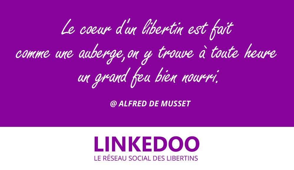 linkedoo's tweet image. #citation #libertine : Le #coeur d'un #libertin est fait comme une auberge, on y trouve à toute heure un grand #feu bien nourri. @linkedoo